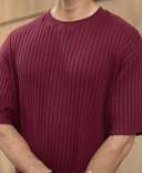 wine-rib-knit-t-shirt
