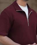 wine-oversized-half-sleeves-t-shirt