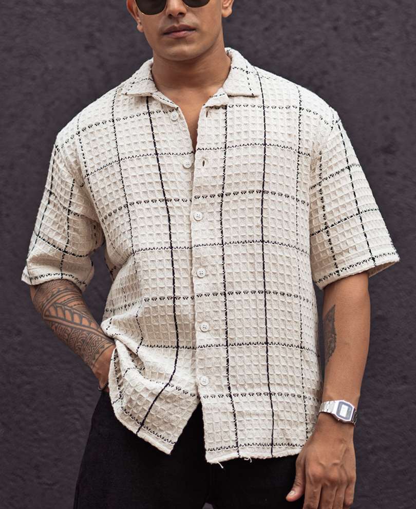 【anuke】Check Over Shirts anuke Check Over Shirts