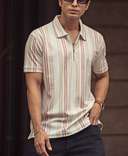 multi-coloured-striped-regular-fit-half-sleeve-t-shirt-with-zipper