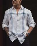 white-regular-fit-full-sleeve-shirt-with-waffle-structure-design