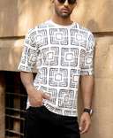 white-geometric-print-t-shirt